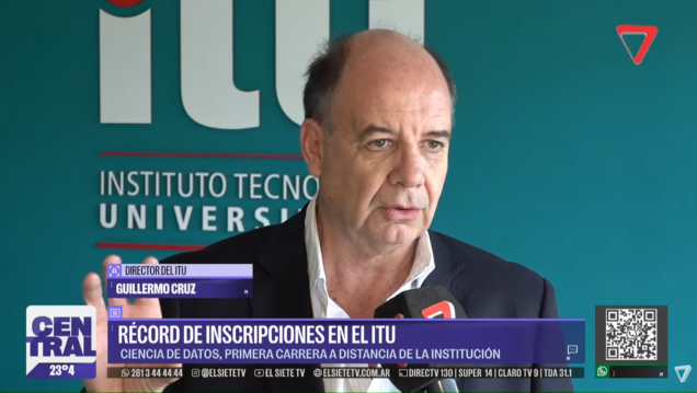 imagen El ITU en los medios: entrevista a Guillermo Cruz en Canal 7