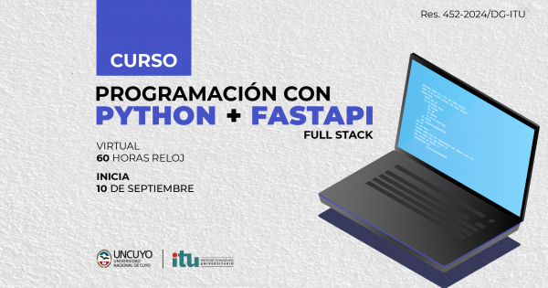 (SE COMPLETÓ CUPO) Programación con Python + FastAPI (Full Stack ...