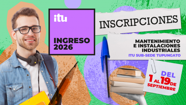 imagen INSCRIPCIÓN ABIERTA: si vivís en el Valle de Uco, convertite en Técnico o Técnica en Mantenimiento
