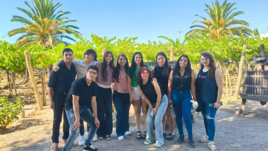 imagen Estudiantes de la sede Rivadavia de ITU maridaron teoría y práctica en Bodega La Rural