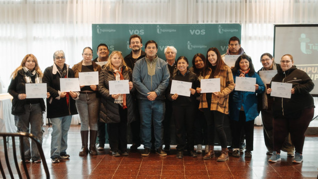 imagen Más de 20 personas consiguieron potenciar sus emprendimientos en el Valle de Uco