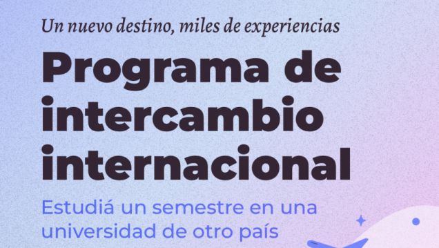 imagen Estudiantes: convocatoria de Intercambio Internacional para 1º semestre 2025