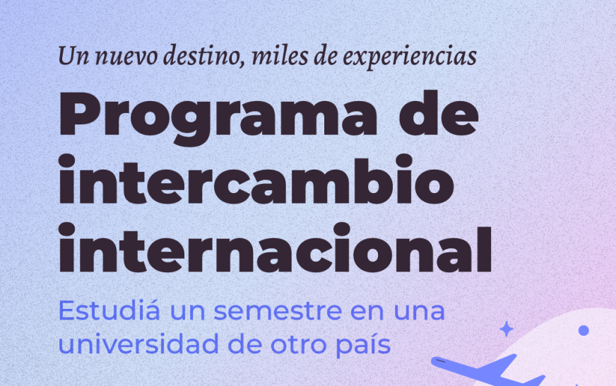 imagen Estudiantes: convocatoria de Intercambio Internacional para 1º semestre 2025