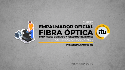 imagen Empalmador Oficial de Fibra Óptica