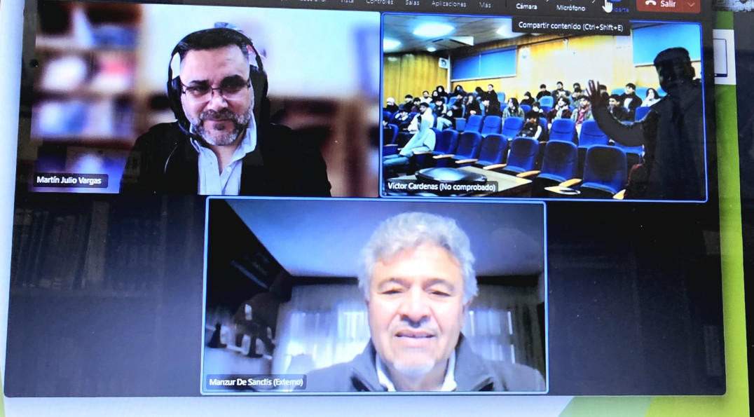 imagen Clase espejo entre estudiantes del ITU y de la Universidad Técnica Federico Santa María de Chile