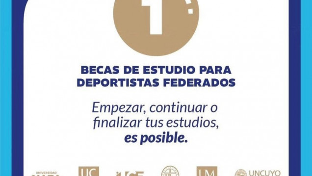 imagen Becas Universitarias para Deportistas: inscripción abierta hasta el 22/11