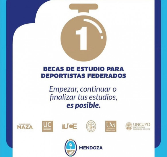 imagen Becas Universitarias para Deportistas: inscripción abierta hasta el 22/11