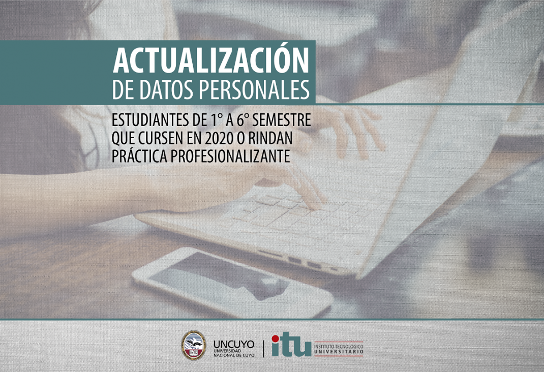 imagen Estudiantes: actualización de datos personales