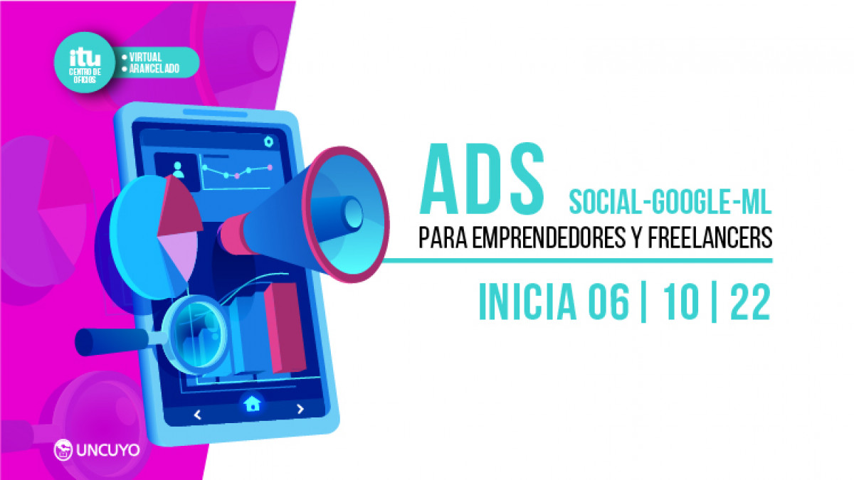 imagen Anuncio Publicitario Online: Social Ads, Google Ads, Analytics Ads y Mercado Libre Ads
