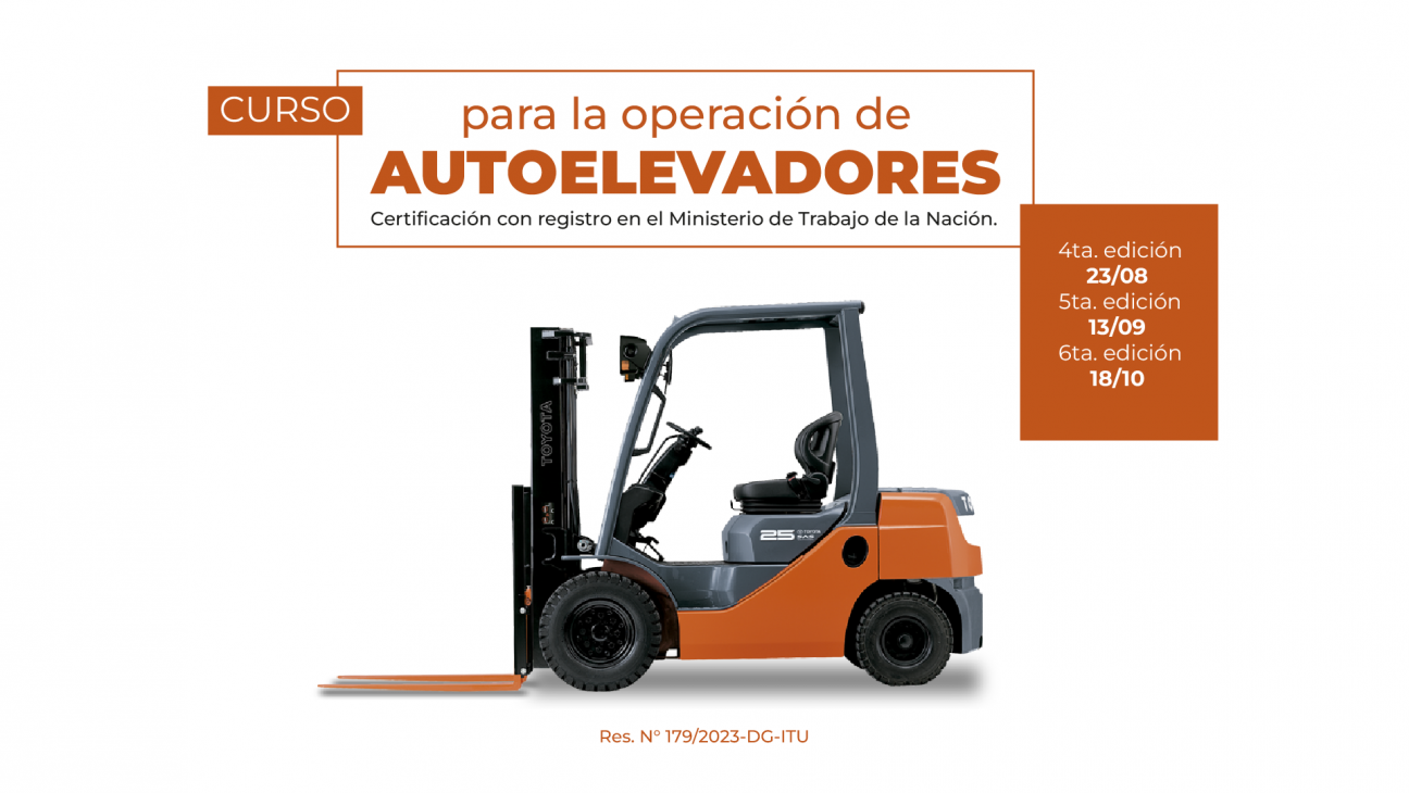 imagen Nuevas fechas disponibles para aprender a operar autoelevadores 