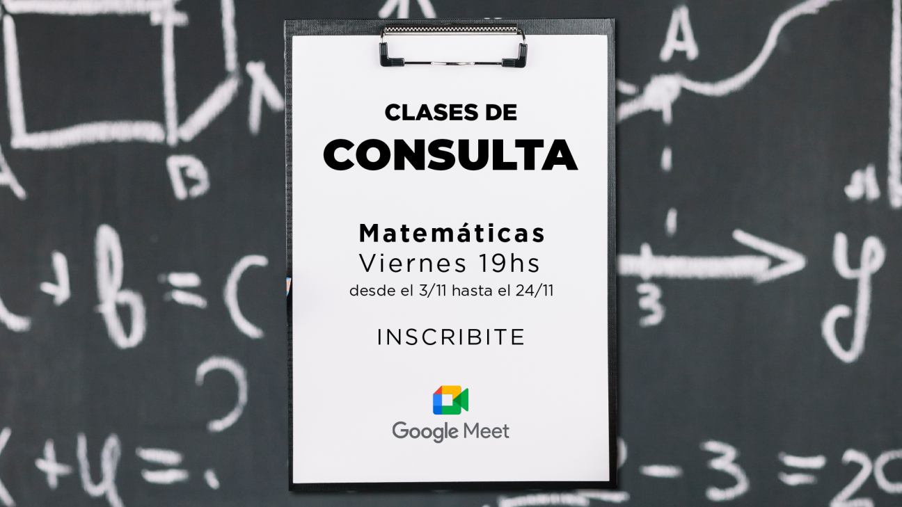 imagen Clases de Apoyo de Matemáticas para estudiantes de 1º año de todas las carreras