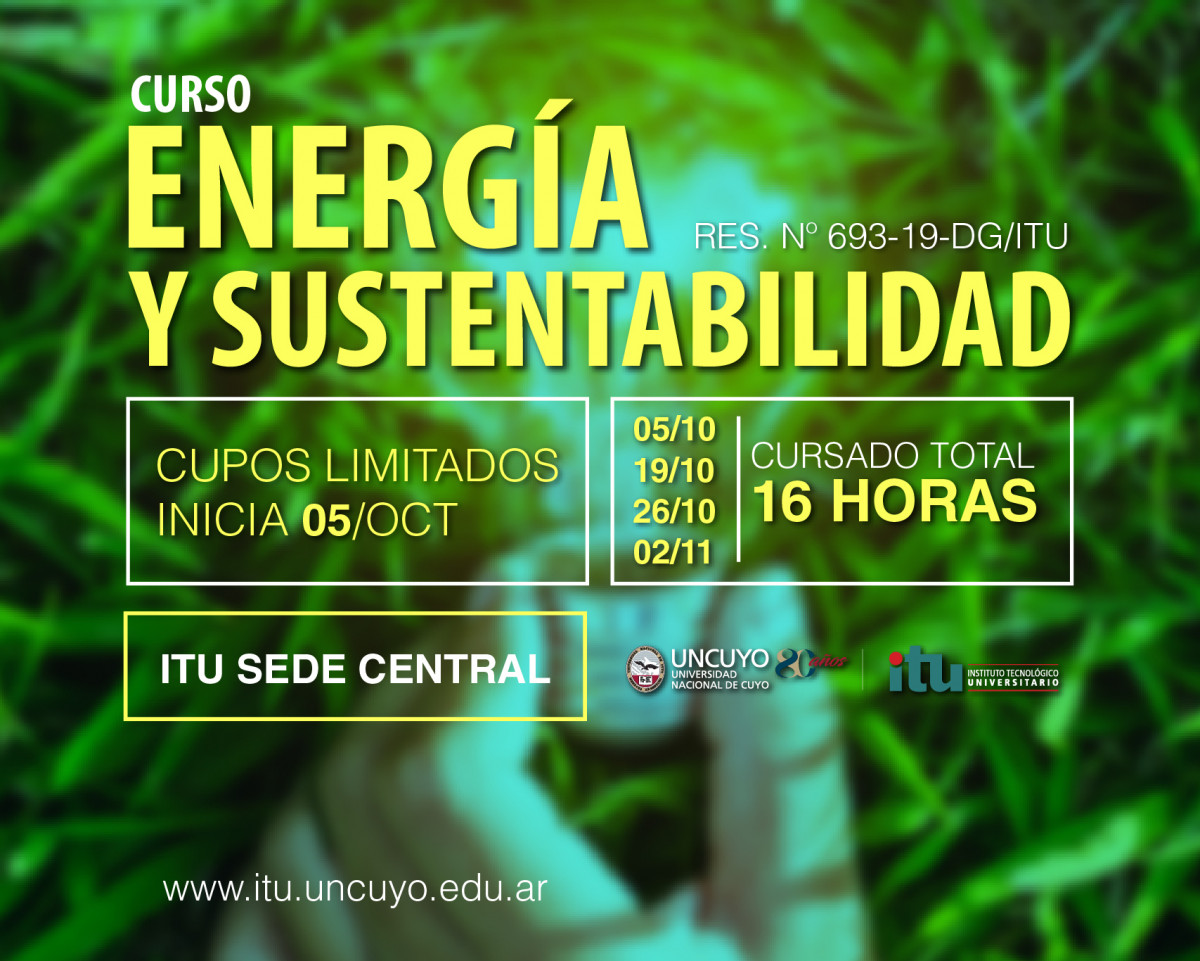 imagen Curso de Energía y Sustentabilidad