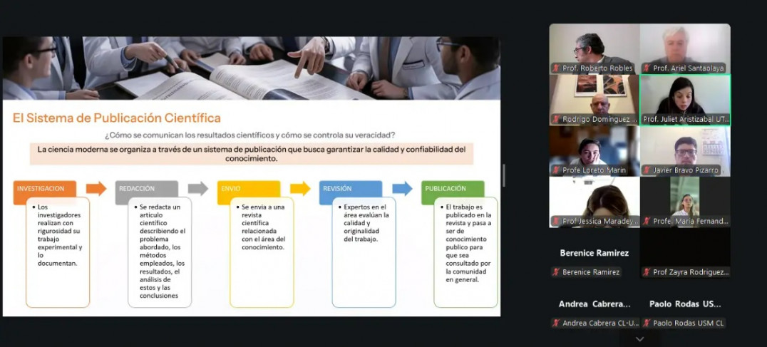 imagen Quinta Edición de COIL con la Universidad Técnica Federico Santa María de Chile