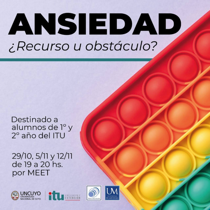 imagen Taller: Ansiedad ¿Recurso u obstáculo? 