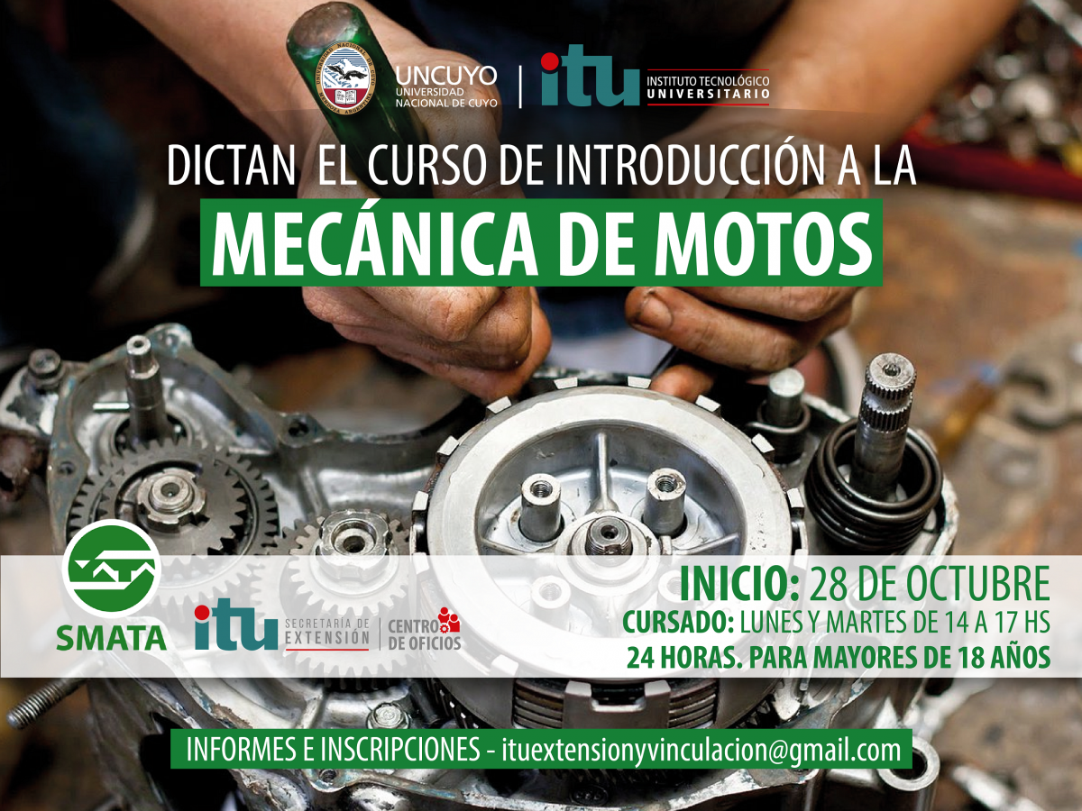 imagen CENTRO DE OFICIOS | Curso introductorio en mecánica de motos