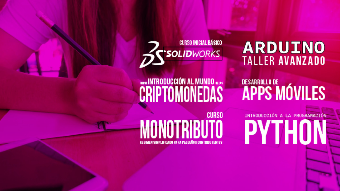 imagen El ITU propone 6 cursos tecnológicos y de gestión: Python, Criptomonedas, Arduino, Modelado 3D, Desarrollo de APP y Monotributo