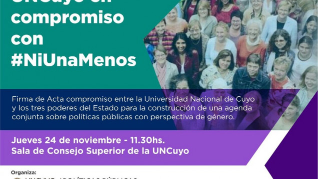 imagen UNCUYO Y Estado Provincial trabajarán juntos contra la violencia de género