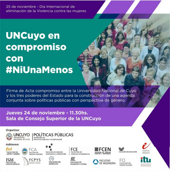 imagen UNCUYO Y Estado Provincial trabajarán juntos contra la violencia de género