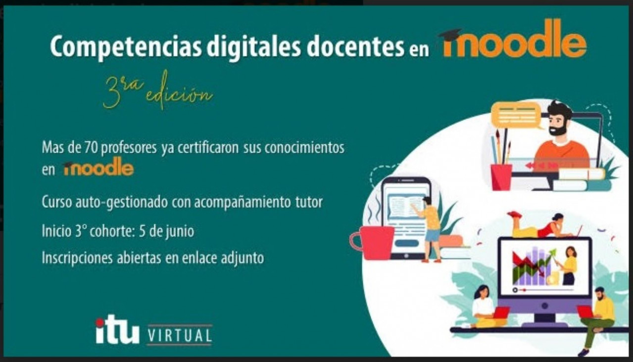 imagen Se extiende el plazo de inscripción: nueva cohorte del curso de competencias digitales en Moodle